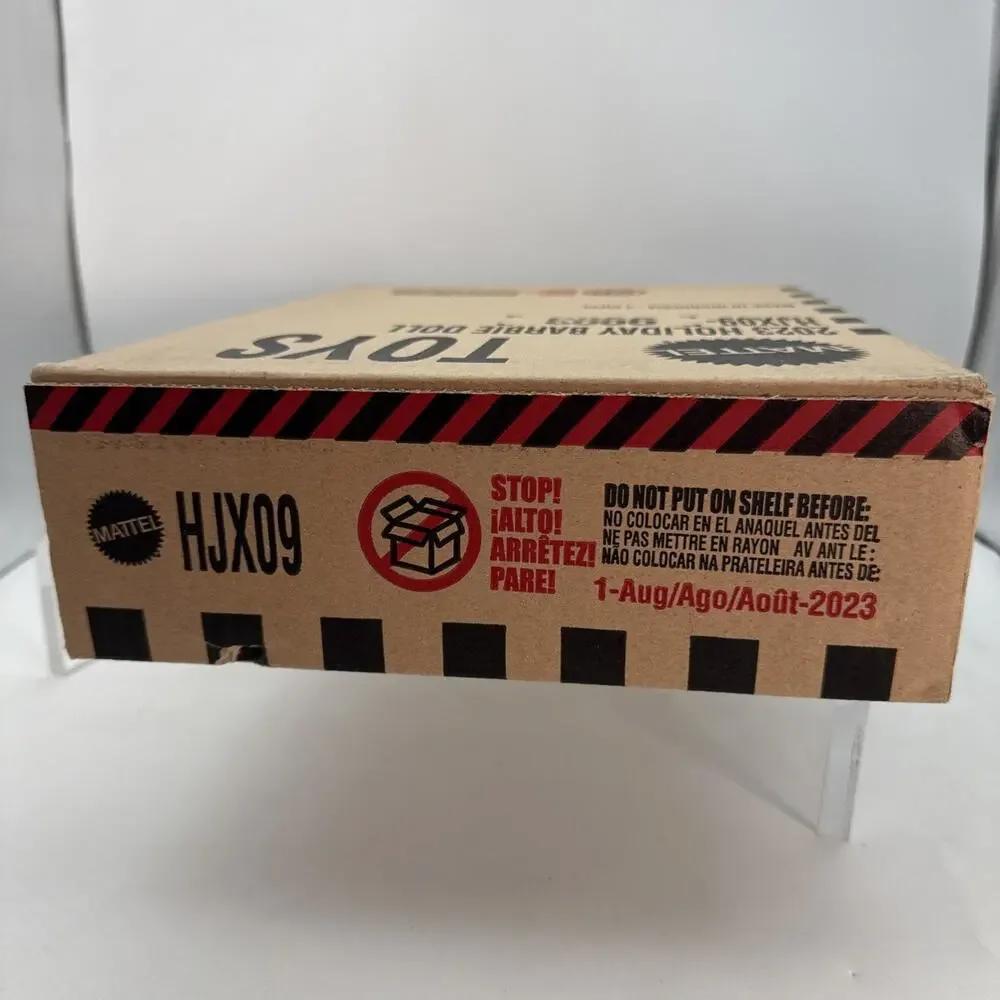 2023 MATTEL HJX09-9993 35th HOLIDAY BARBIE Still Sealed In Original Shipping Box